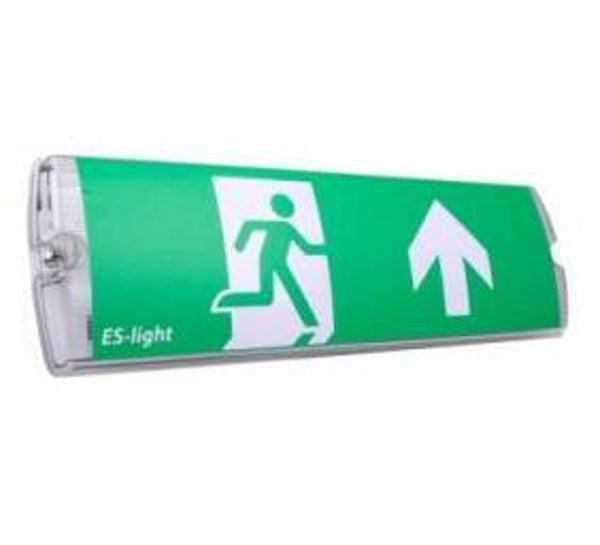 LED vluchtwegverlichting armatuur aktie incl. accu en pictogrammen IP65