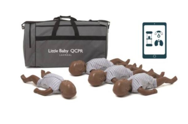 Laerdal Little Baby QCPR per vier stuks donkere huid
