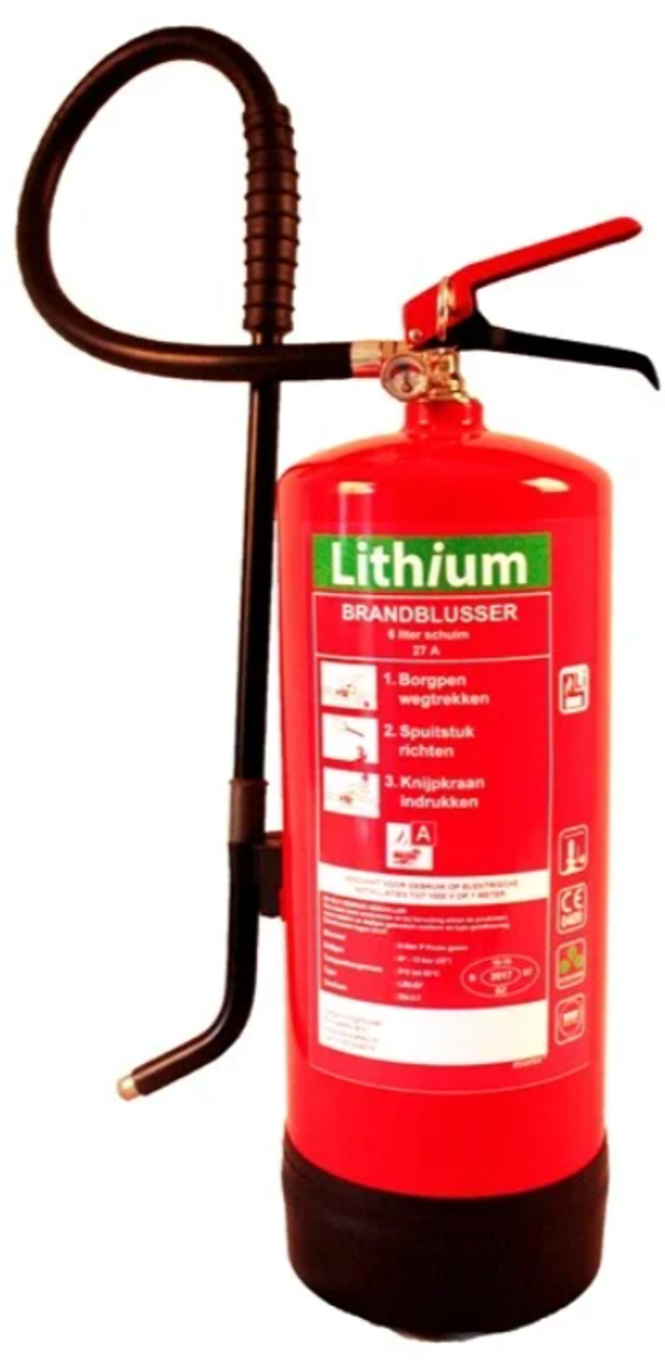 Lithium brandblusser 6-liter niet-vorstbestendig (27A)