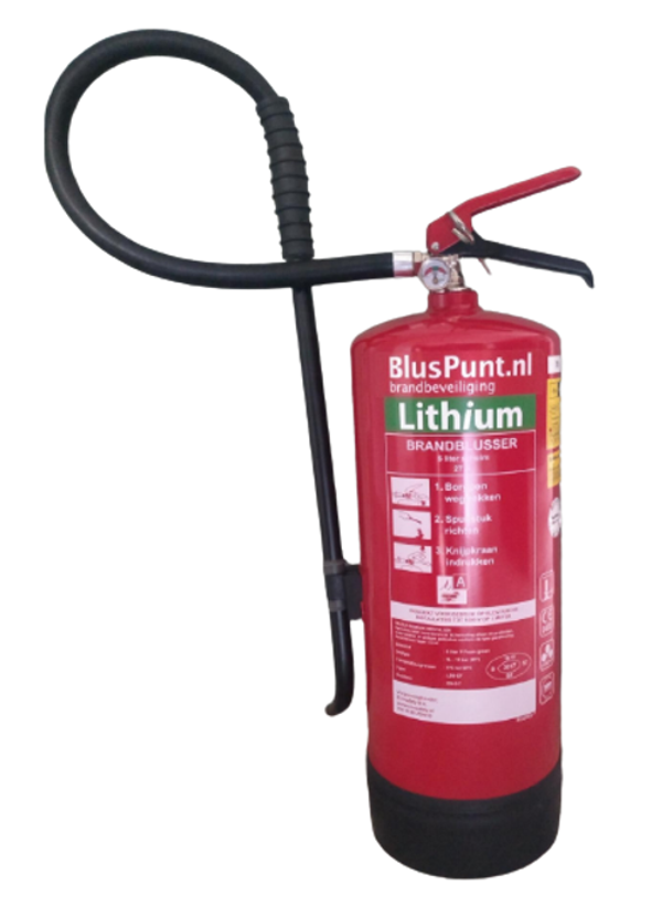 Lithium brandblusser 6-liter 27A