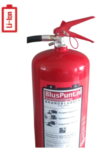 lithium-brandblusser