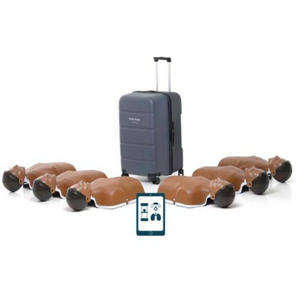 Little Anne reanimatiepop QCPR donkere huid (6-stuks)