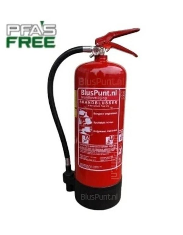 Schuimblusser fluorvrij 6-liter 21A-75F (ook vetblusser)