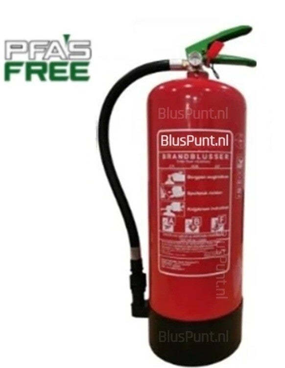 Schuimblusser fluorvrij 9-liter 27A-183B-40F (ook vetblusser)