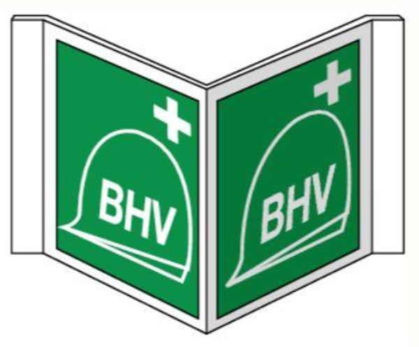 Pictogram BHV 30x15cm bord (panorama)