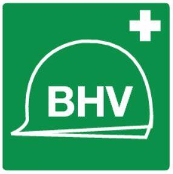 Pictogram BHV 20x20cm bord