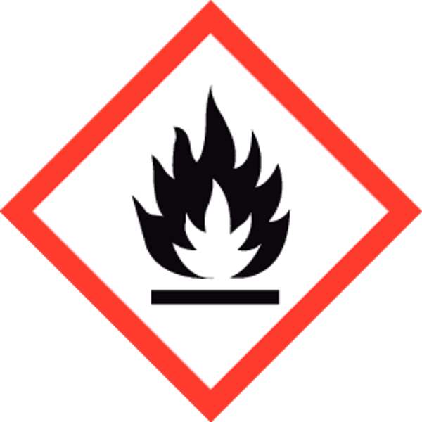 Pictogram corroderende stof bord 10x10cm
