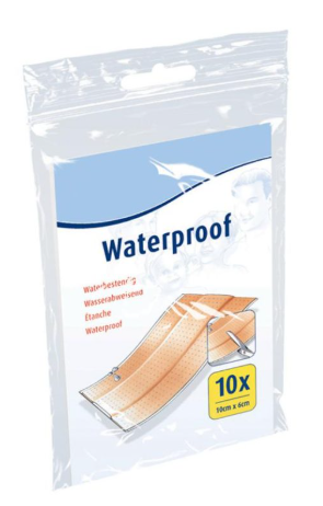 Pleister stroken 10cm x 6cm PE (10-stuks)