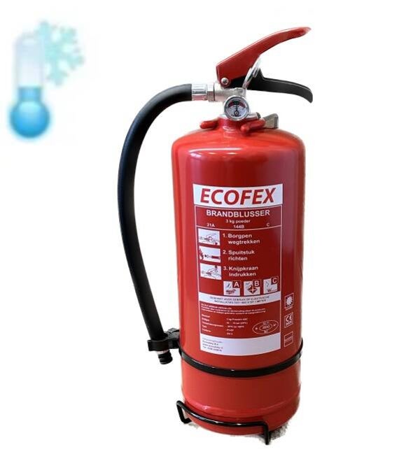 Poederblusser 3-kilo ABC supreme