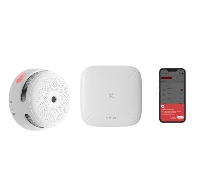 Rookmelder WiFi en Basis unit voor GSM alarm bij batterij laden (set)