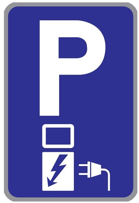 Bord parkeerplaats laadpaal (40x60cm)