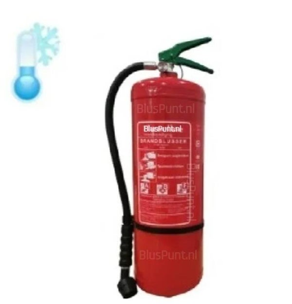 Schuimblusser 9-liter 40F vorstvrij -30 (ook vetblusser)