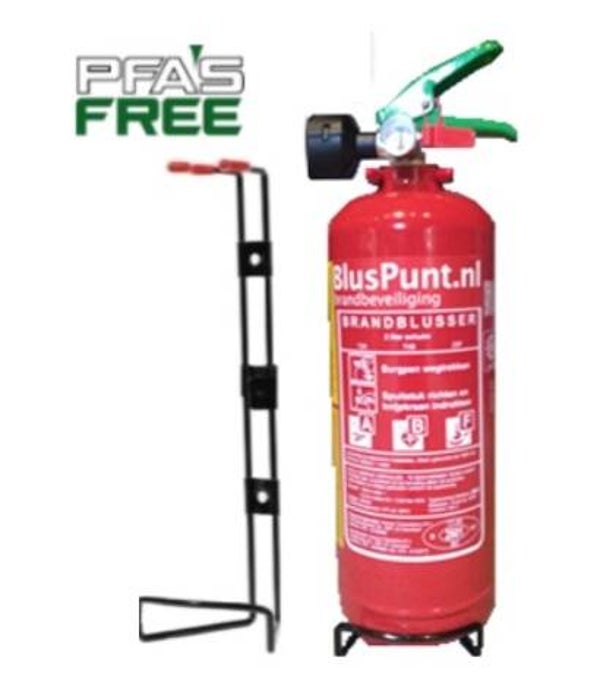 Schuimblusser 2-liter fluorvrij (ook vetblusser)