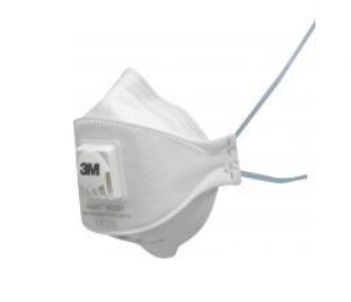 Stofmasker 3M FFP2 met ventiel 9322 wit