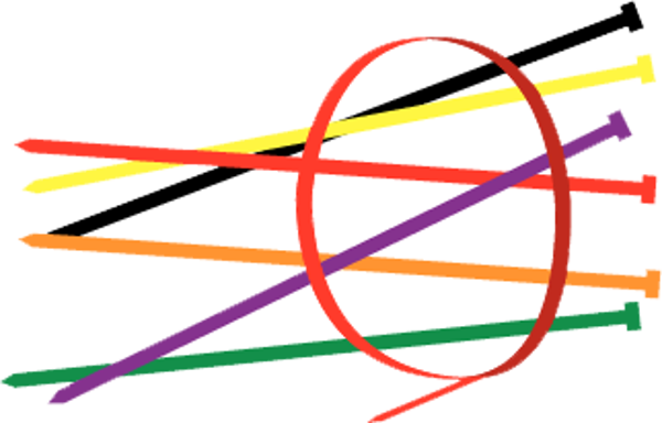 Tiewrap rood 20cm (per stuk)