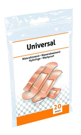 Pleister assortiment PE Waterafstotend (20-stuks)