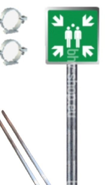 verzamelplaatsborden