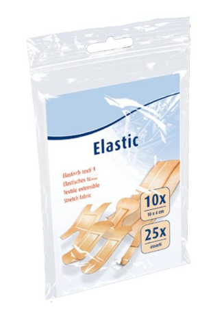 Pleister assortiment Elastisch (35-stuks)