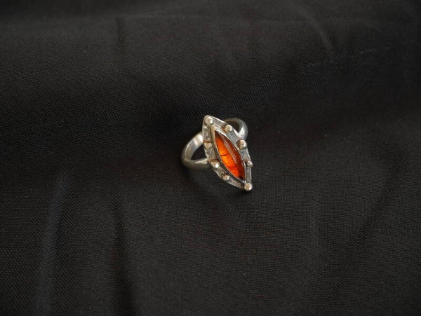Bague Ambre Ag925