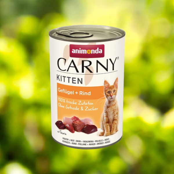 Animonda Carny Kitten nauta&siipikarja 400g