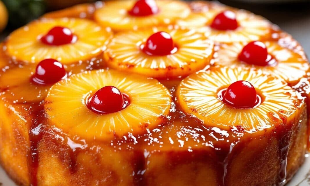 gâteau à l'ananas