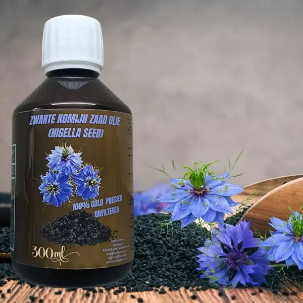 zwarte komijnzaad olie (nigella seed oil) 300ml