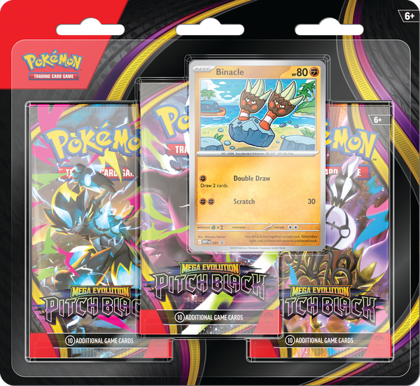 Pokémon 3 blister pack Pitch black