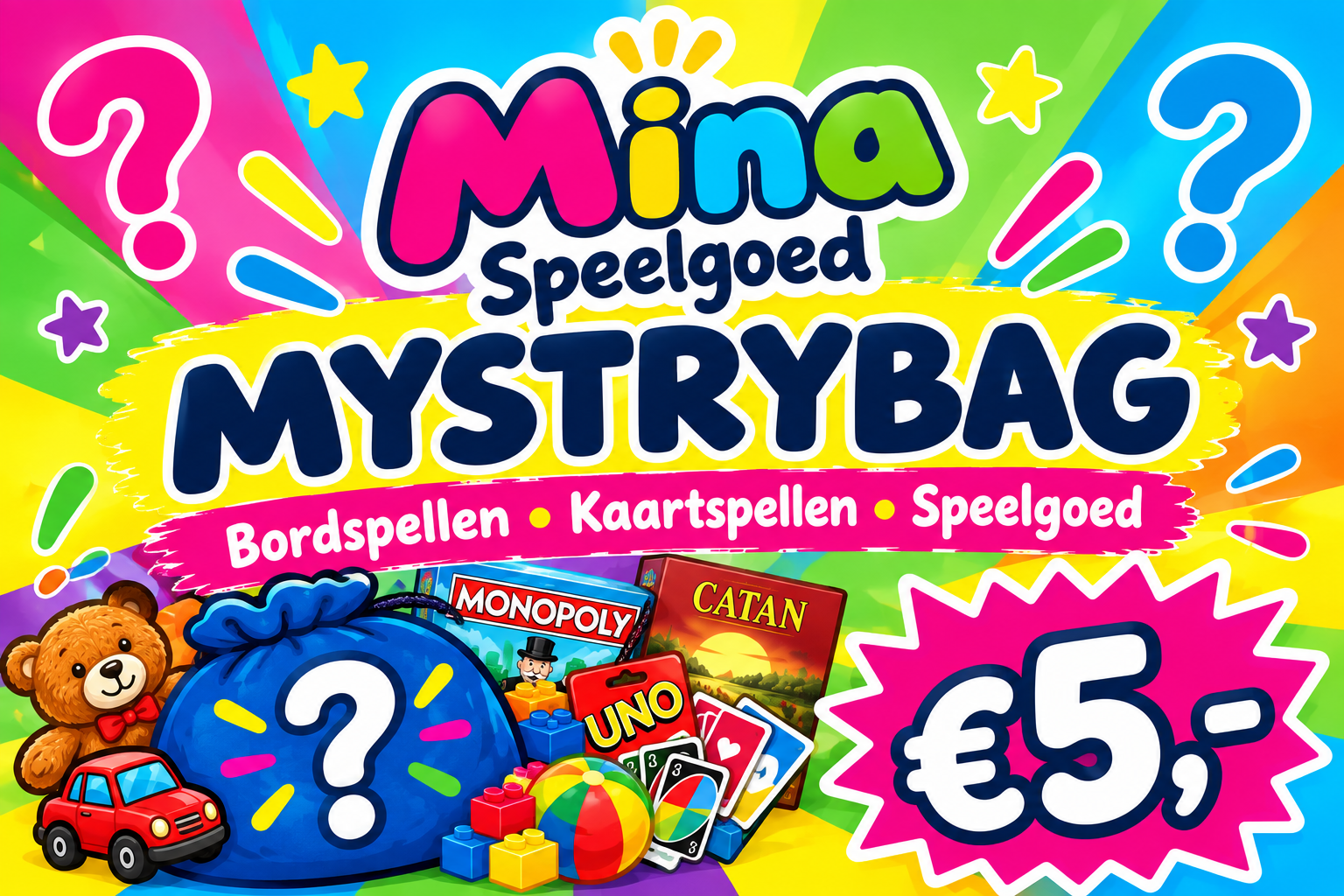 Mystery bag € 5.-