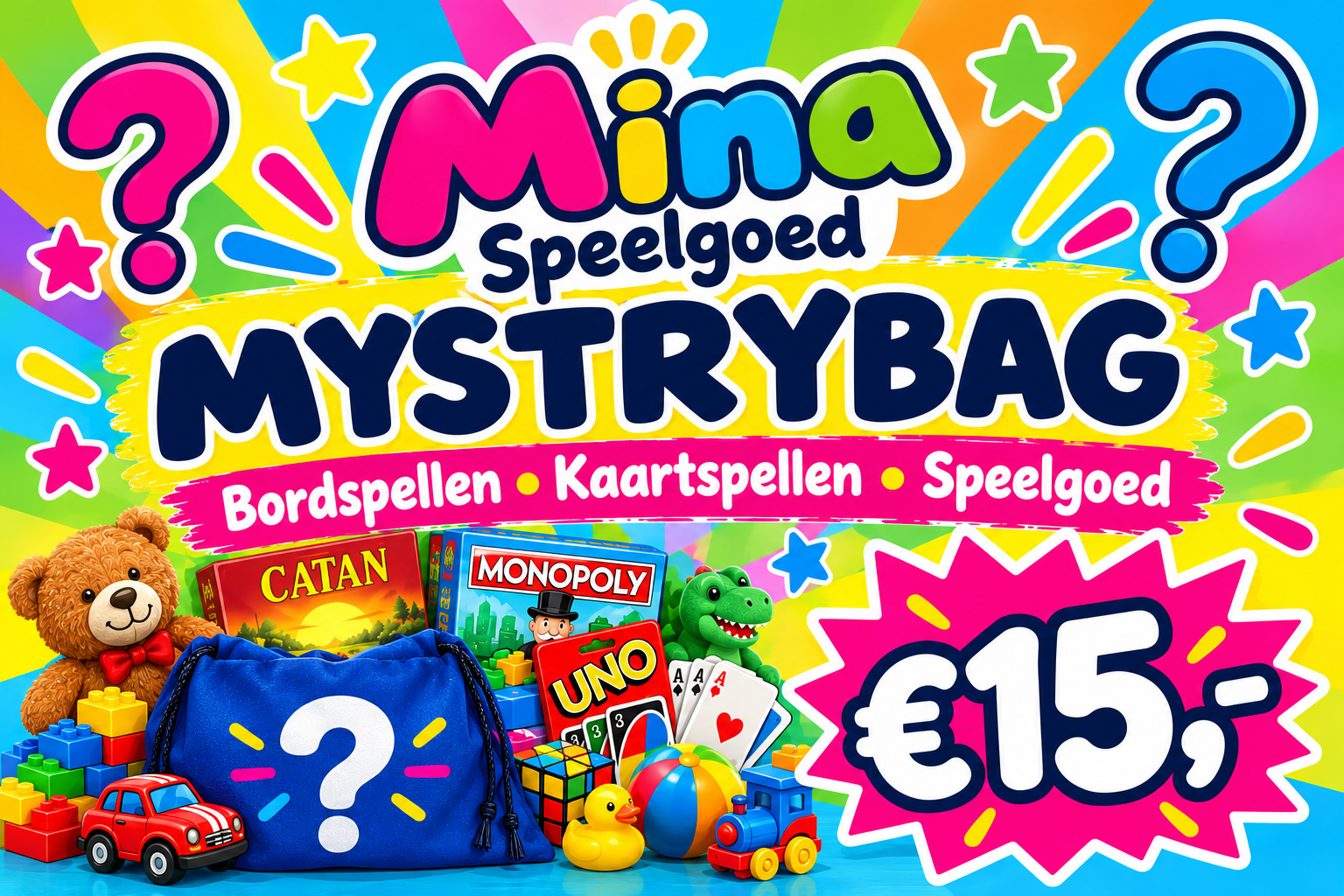 Mystery bag € 15,-