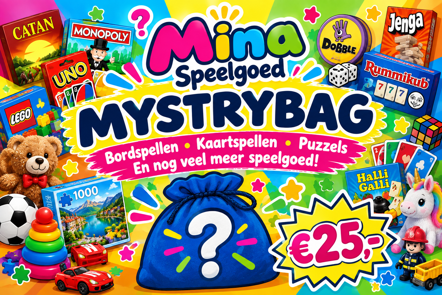 Mystery bag € 25,-