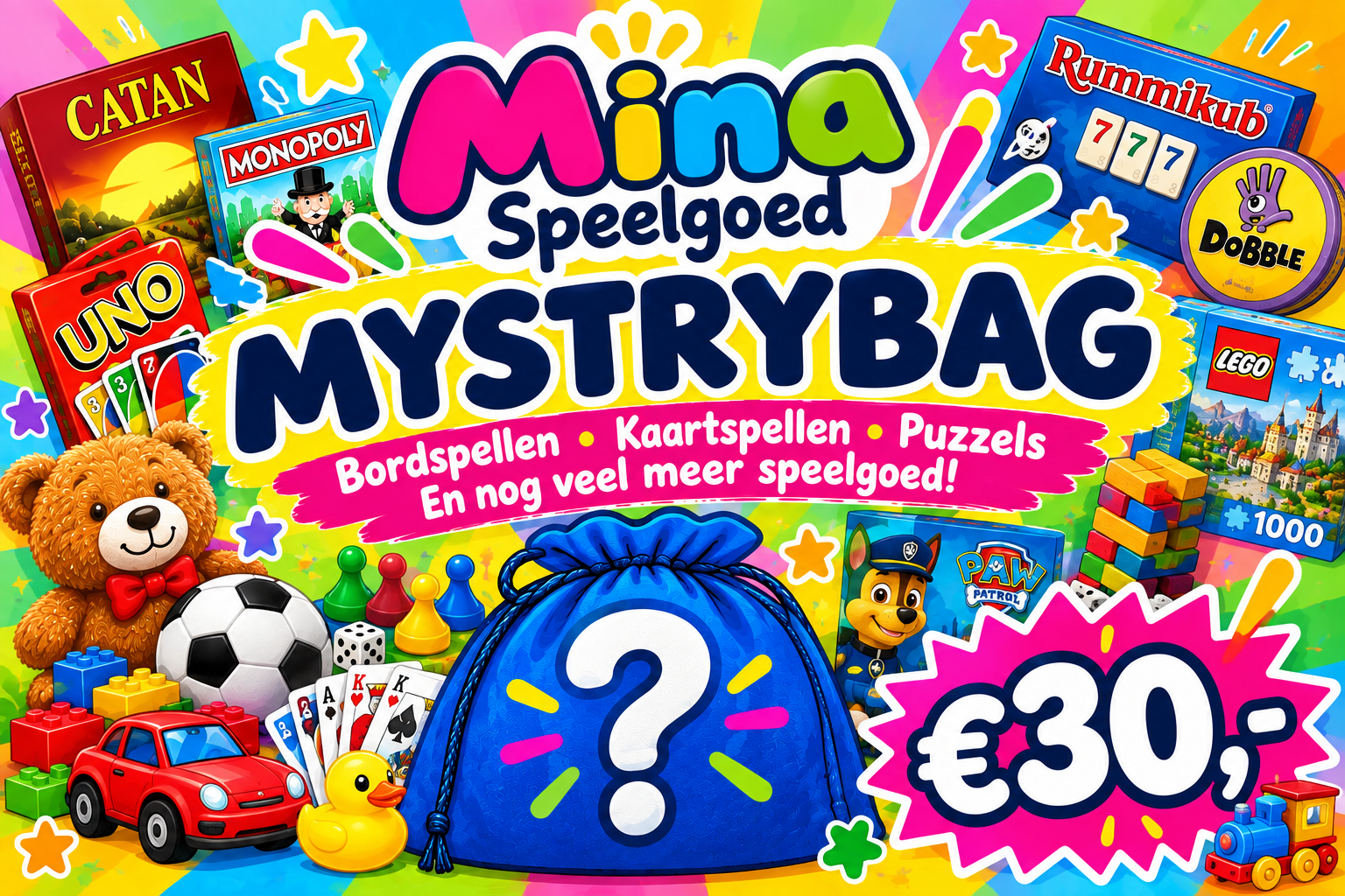 Mystery bag € 30,-