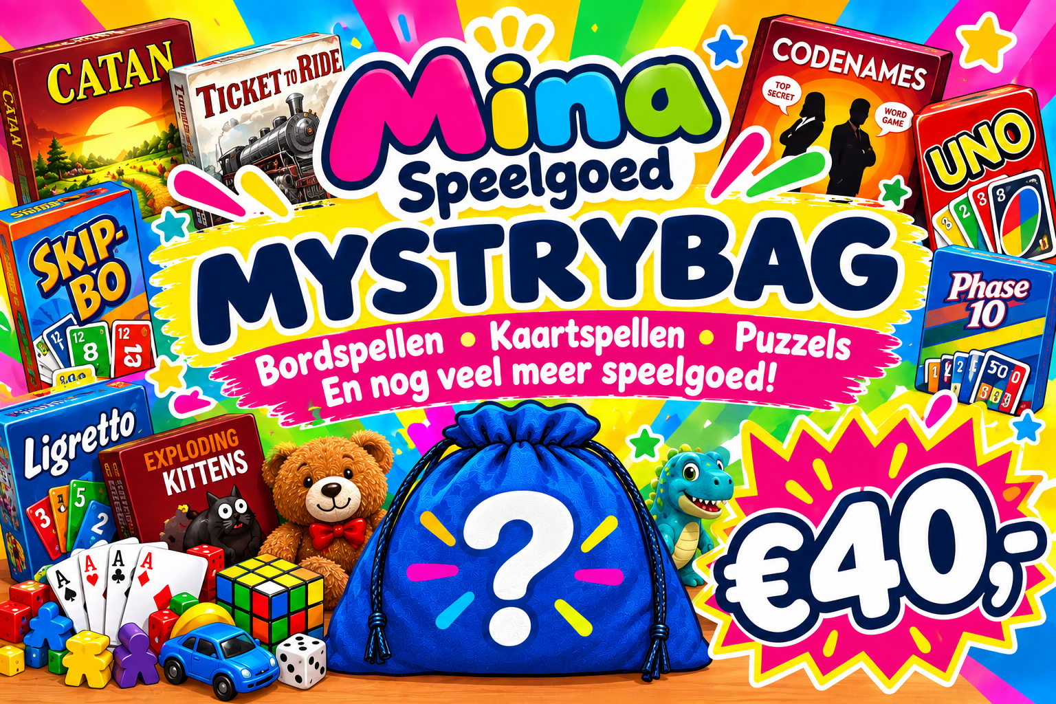 Mystery bag € 40,-