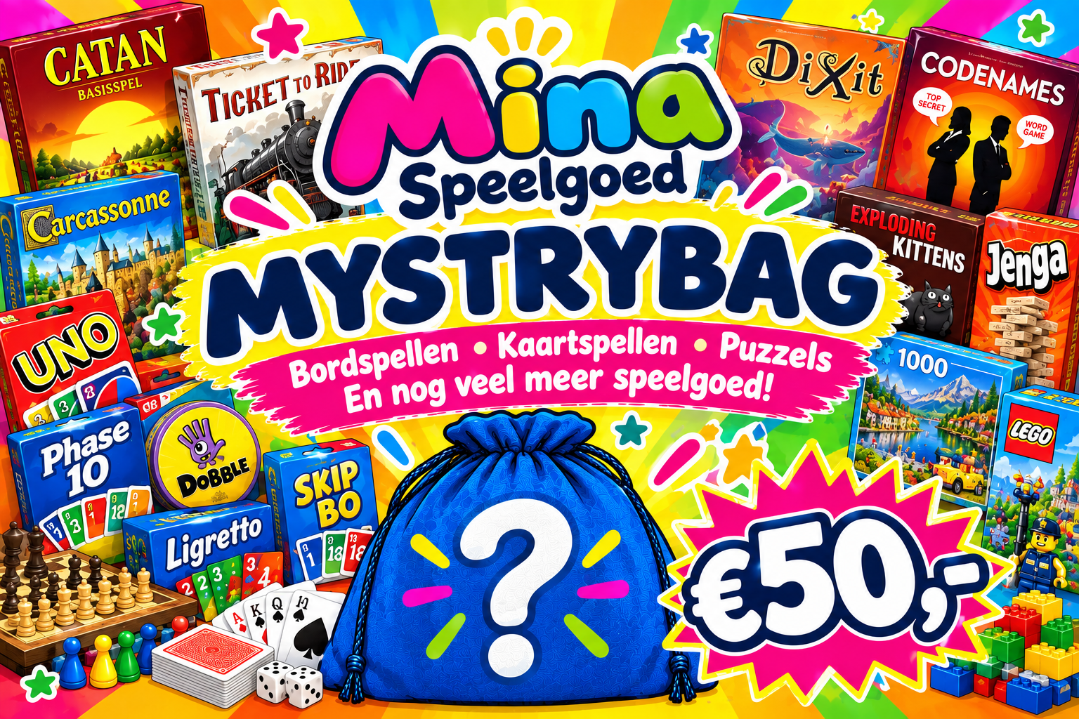 Mystery bag € 50,-