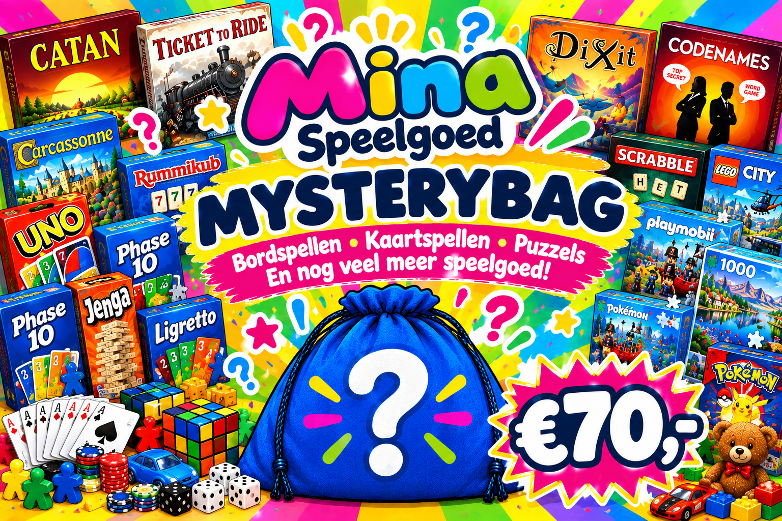 Mystery bag € 70,-