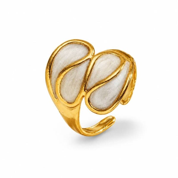 Bague Ondulation Nacrée