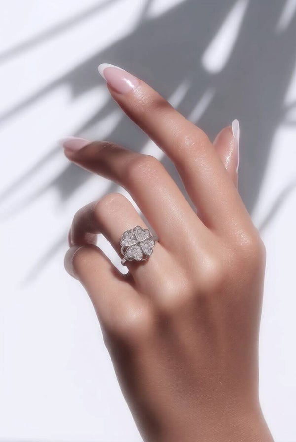 Bague Anti-stress Trèfle