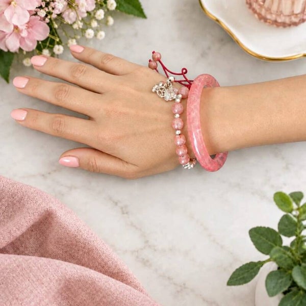 Duo de Bracelets Jonc & Perles Clochettes