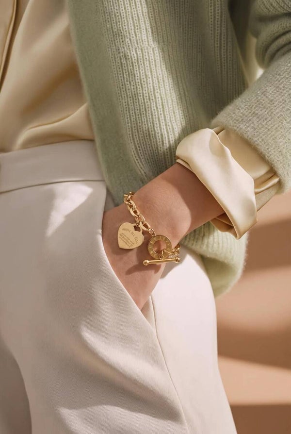 Bracelet L'Audacieux Cœur Doré
