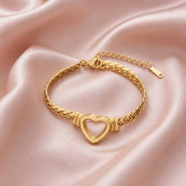 Bracelet Cœur Évidé