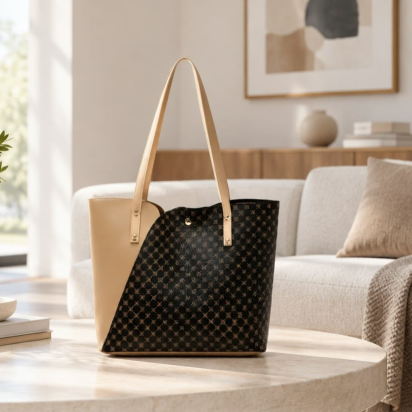 Grand sac color-block