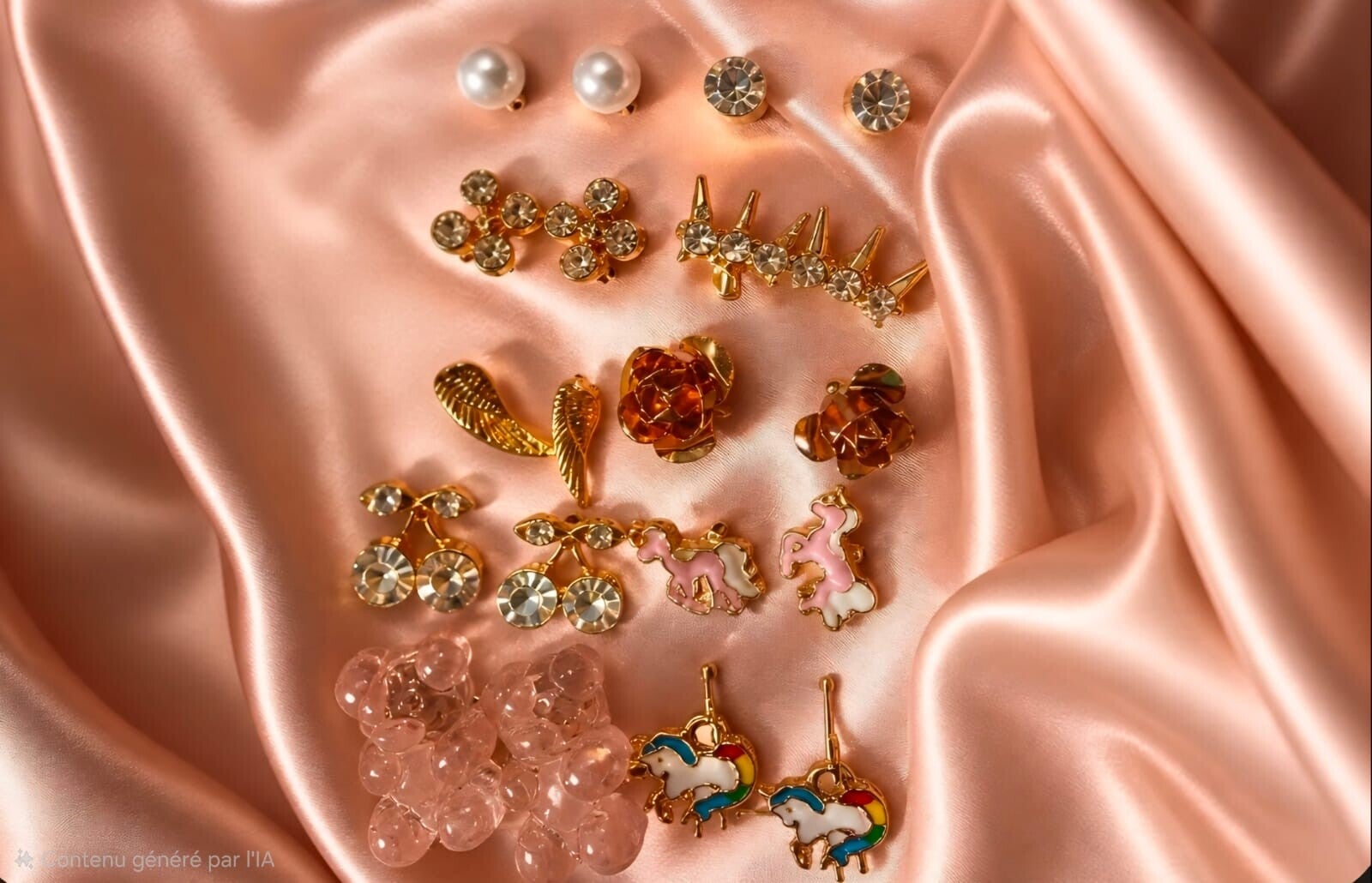 Coffret 10 Paires Puces Glamour