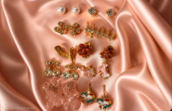 Coffret 10 Paires Puces Glamour