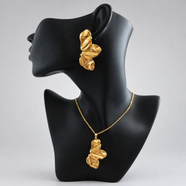 Parure Pétales Sculptés
