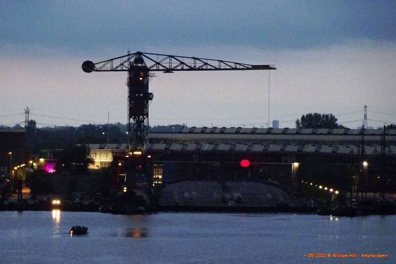 the northwest side with the last light