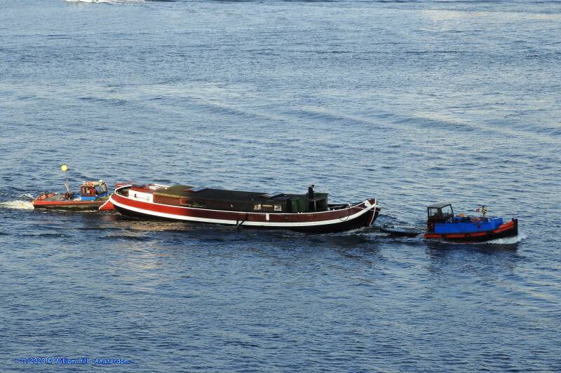 small tugs AMSTELSTROOM and IJSTROOM with tow