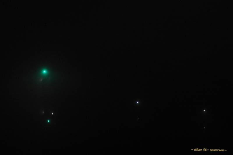 all we see is the green light going on and off 