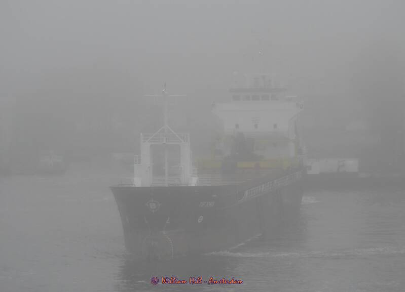 and a moment later TIFJORD is already turning