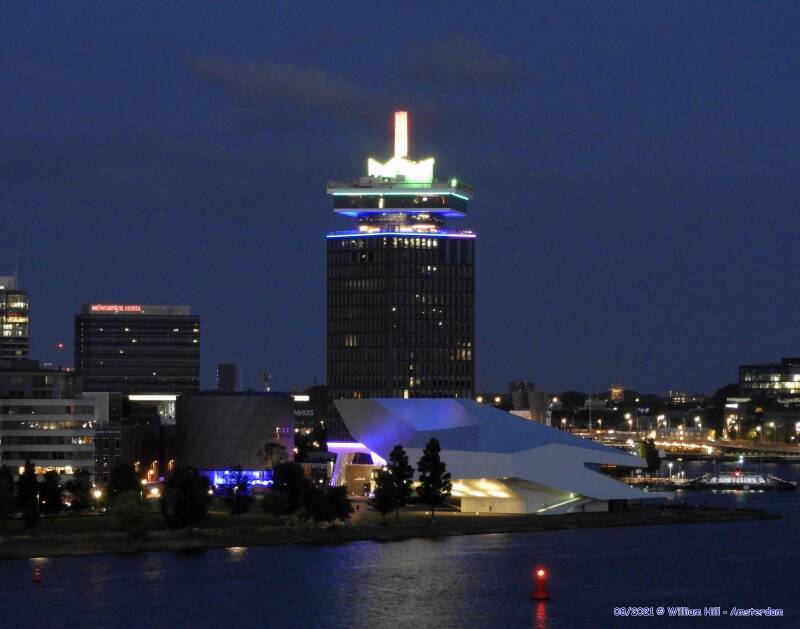 01) ADAMtower with rainbow lights, The 25th Pride started this week