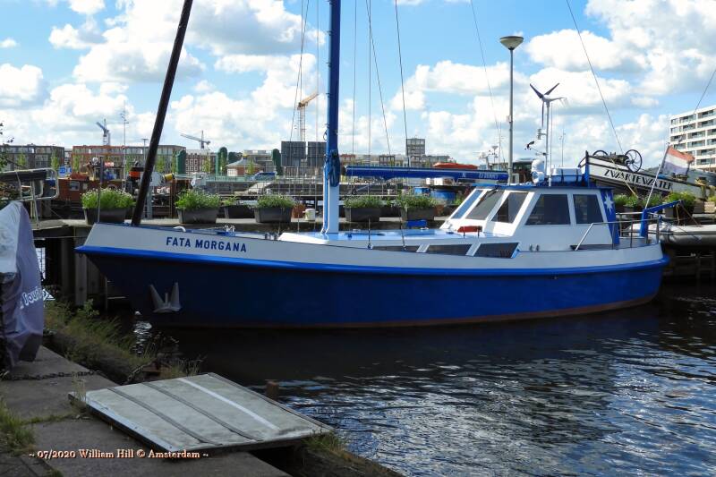 20/07, in harbor &#039;Oude Houthaven&#039;, sailboat FATA MORGANA
