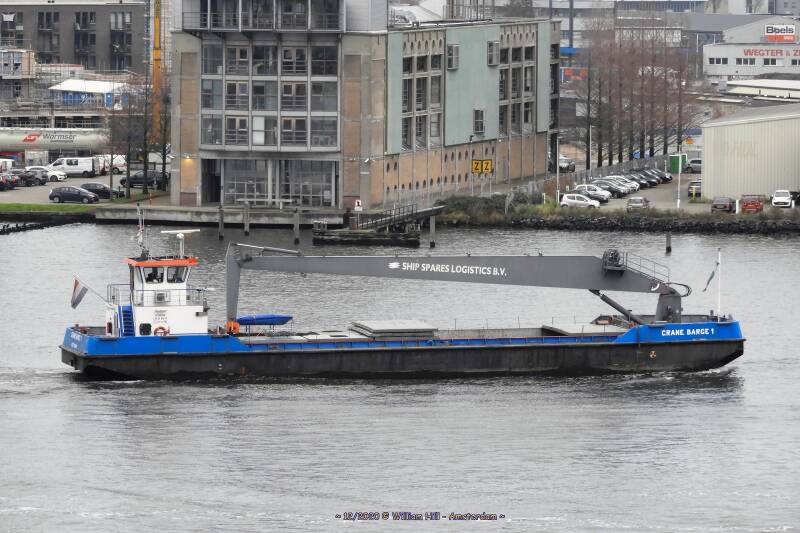 waste collector CRANE BARGE 1